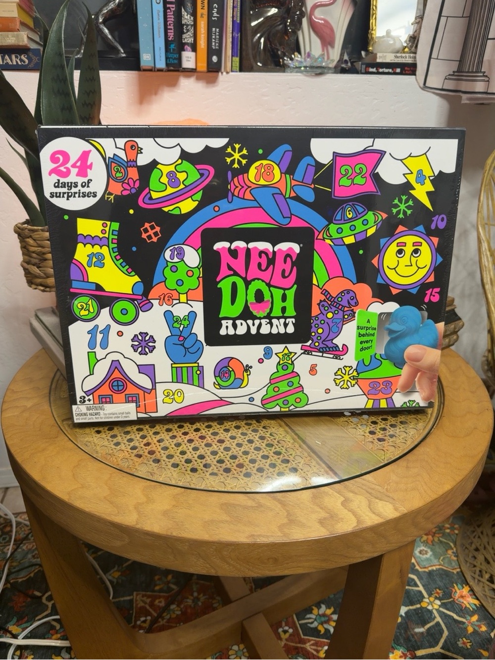 Viral NeeDoh Advent Calendar 24 Days Sealed Rare Holiday squishy Gift